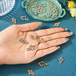 20 шт. 4 стиля сплава кристаллов стразы соединительные подвески&nbsp;FIND-TA0008-74