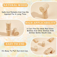 Деревянная пробка AJEW-GF0010-16B