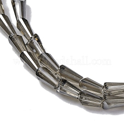 Прозрачные стеклянные бусины гальваническим пряди&nbsp;EGLA-H107-02A-PL01