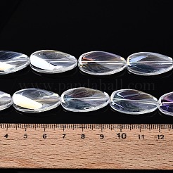 Гальванизируйте прозрачное стекло бисер нитей&nbsp;EGLA-N055-02A