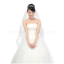 Свадебная фата из полиэстера&nbsp;DIY-WH0899-485A