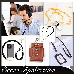 Ремни для мобильных устройств из полиэстера и золотого сплава&nbsp;FIND-WH20004-52B