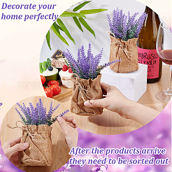 2 шт. пластиковые лавандовые микроландшафтные украшения&nbsp;AJEW-GA0008-95