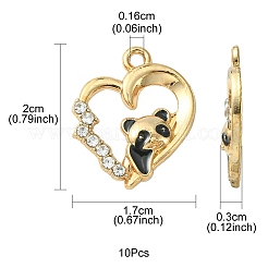 Подвески из эмали и сплава&nbsp;FIND-YW0002-15