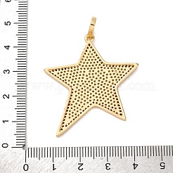 Латунные микро проложить кубического циркония подвески&nbsp;KK-U076-09G