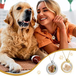 2 шт. 2-х цветное ожерелье из нержавеющей стали 304 с цепочкой&nbsp;NJEW-NB00010