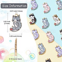 Подвески из сплава с покрытием в стойку&nbsp;ENAM-CJ0004-73