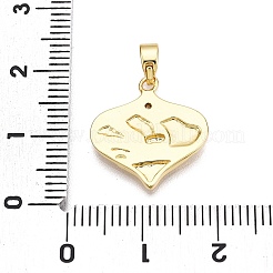 Латунные микро проложить кубического циркония подвески&nbsp;KK-T070-42G