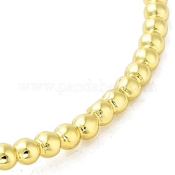 Латунь микро проложить кубического циркония манжеты браслеты&nbsp;BJEW-E095-08G