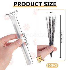 100шт нейлоновая борода&nbsp;FIND-WH0148-510