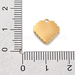 Подвески из нержавеющей стали 304 со стразами&nbsp;STAS-M092-06G-03