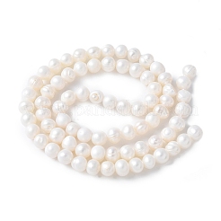 Нити из натурального культивированного пресноводного жемчуга PEAR-I007-07H-01B