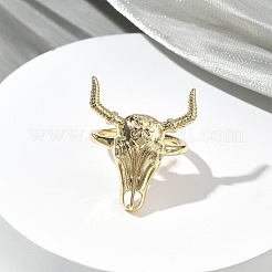 Латунь манжеты кольца&nbsp;RJEW-D341-01G