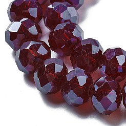 Гальванизируйте прозрачное стекло бисер нитей&nbsp;EGLA-XCP0001-16