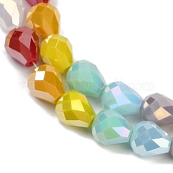 Гальванические непрозрачные стеклянные бусины&nbsp;EGLA-G039-07A-01