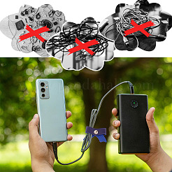 13 шт. 13-х цветные держатели для кабелей из искусственной кожи&nbsp;AJEW-TA0002-44