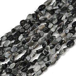 Натуральный орлиный глаз бусы G-Q060-D06