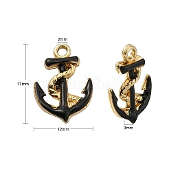 40шт 4 цвета эмалевые подвески&nbsp;ENAM-CJ0002-31