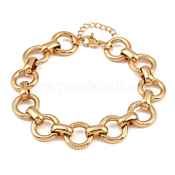 Браслеты-цепочки из нержавеющей стали 304 для женщин&nbsp;BJEW-Z154-01G