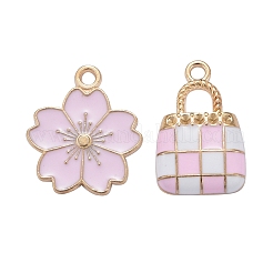 Подвески из сплава эмали 60шт 30 стиля&nbsp;ENAM-LS0001-06LG