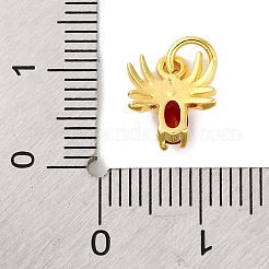 Стойки обшивки латунь микро проложить кубическую прелесть диоксида циркония&nbsp;KK-F881-02G