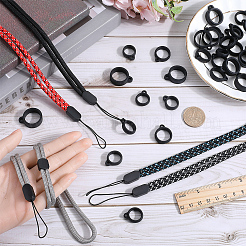 5 шт. двухцветный полиэстеровый ремешок на шею&nbsp;DIY-GF0008-12