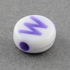 Твердые акриловые бусины с горизонтальными отверстиями&nbsp;SACR-S179-09