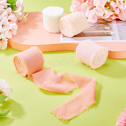 4 рулон двухцветной полиэстеровой ленты с потертостями OCOR-TA0002-87B