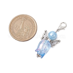 6шт акриловый ангел тюльпан подвеска украшения&nbsp;HJEW-JM02565