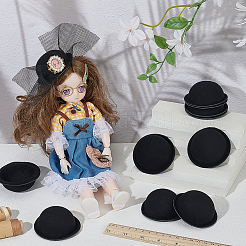 15 шт. тканевая круглая шапочка-волшебница для кукол&nbsp;DIY-BC0015-98B