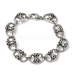 Браслеты-цепочки из нержавеющей стали 304 для мужчин и женщин&nbsp;BJEW-D385-06AS