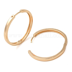Простые латунные серьги-кольца для женщин&nbsp;EJEW-M238-29KCG