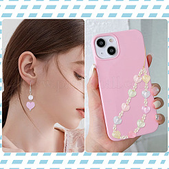 Светящиеся прозрачные акриловые бусины&nbsp;LACR-TA0001-07B