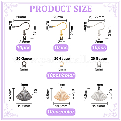 Набор для самостоятельного изготовления сережек-вееров&nbsp;DIY-BC0009-47