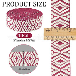 5 ярд полиэстерово-хлопковой ленты в этническом стиле&nbsp;DIY-CY0001-76C