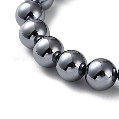 Браслеты из бисера с натуральным терагерцовым камнем для мужчин и женщин BJEW-G728-01