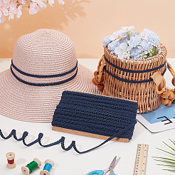 Плетеная кружевная отделка из полиэстера&nbsp;OCOR-WH0110-14B