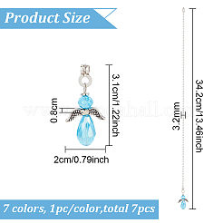 Удлинители цепи потолочного вентилятора из граненого стекла&nbsp;FIND-AB00003