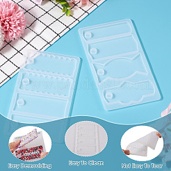 2шт 2 стиля силиконовые Молды для подвесок своими руками&nbsp;DIY-TA0010-39