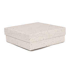 Квадратные бумажные коробки для хранения украшений с губкой внутри&nbsp;LS-CON-I013-01E