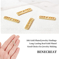 12 шт. Латунные подвески с фазой луны&nbsp;KK-BC0007-03