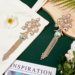 2 шт. украшения для одежды из стразов DIY-FH0008-92