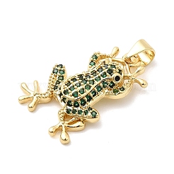 Латунные микро проложить кубического циркония подвески&nbsp;KK-H529-55B-G