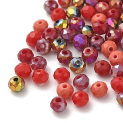 Гальванические стеклянные бусины&nbsp;GLAA-D020-01D