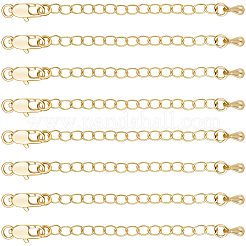 10 шт. латунные концы с цепями&nbsp;KK-BBC0022-88