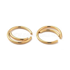 Кольца для носа в форме полумесяца из хирургической нержавеющей стали 316 AJEW-I065-01G