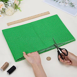 Хлопчатобумажные ткани с рисунком в горошек&nbsp;DIY-WH0622-485B