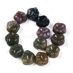 Природного индийского агата бисер нитей&nbsp;G-M108-A14-01