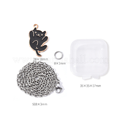 Сплав эмали кулон ожерелья&nbsp;NJEW-YW0001-02