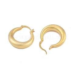 Латунные кольца серьги обруча&nbsp;EJEW-Q391-10G